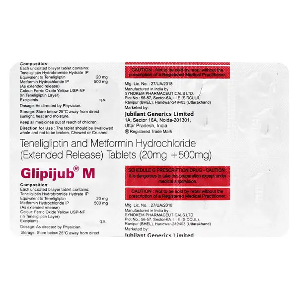 Glipijub M Tablet SR